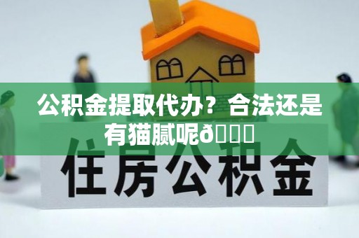 寒亭公积金提取代办？合法还是有猫腻呢😏